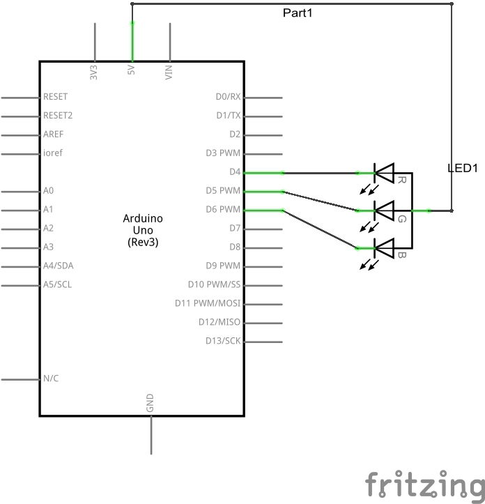 RGB LED schematic