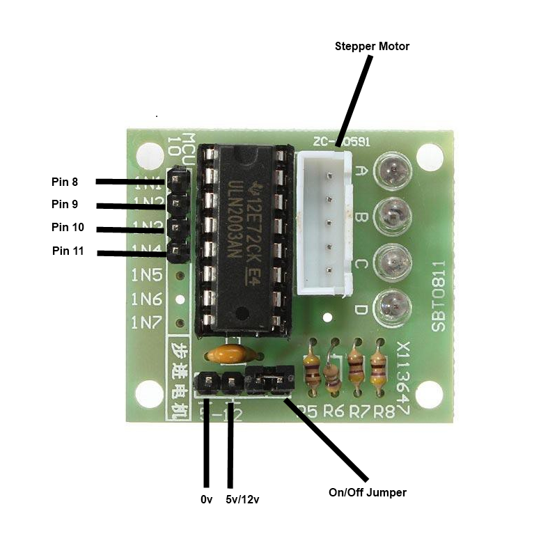 stepper motor board