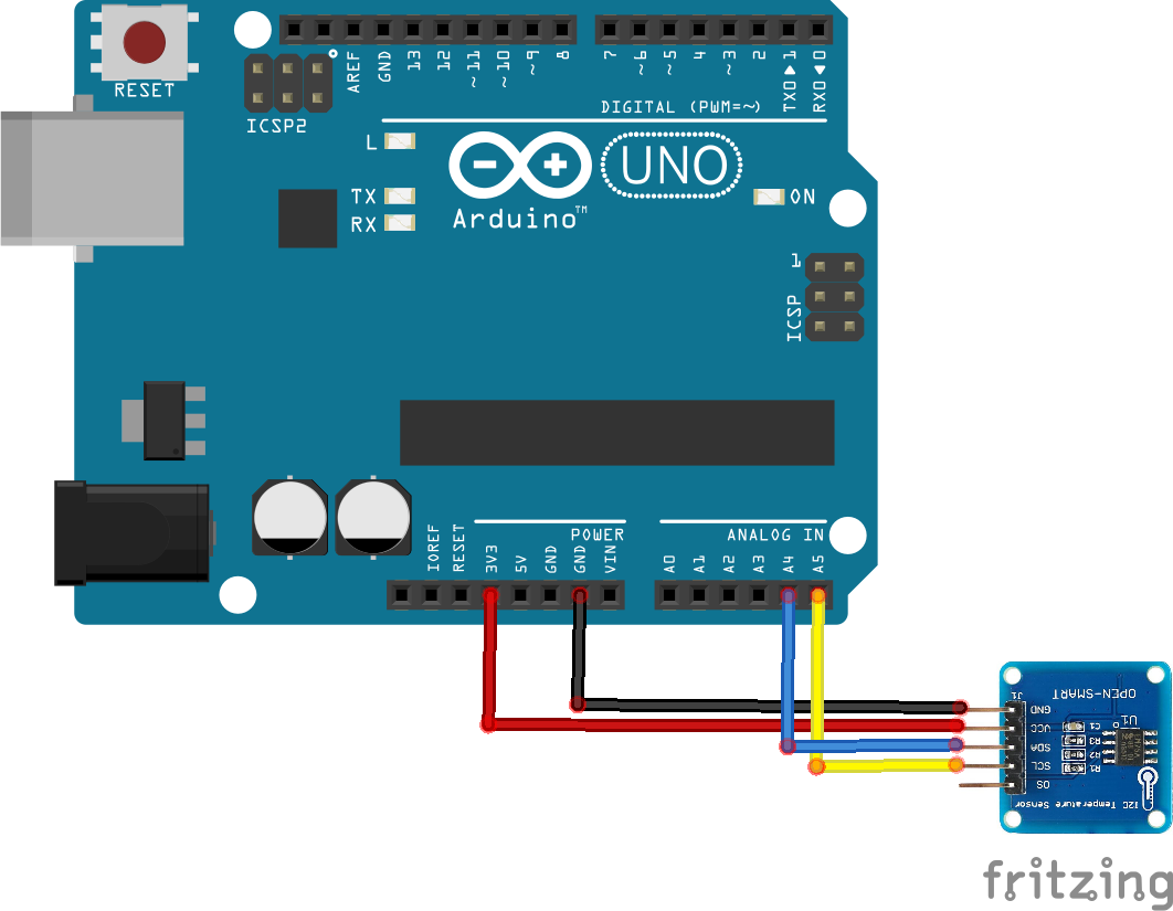 arduino and lm75