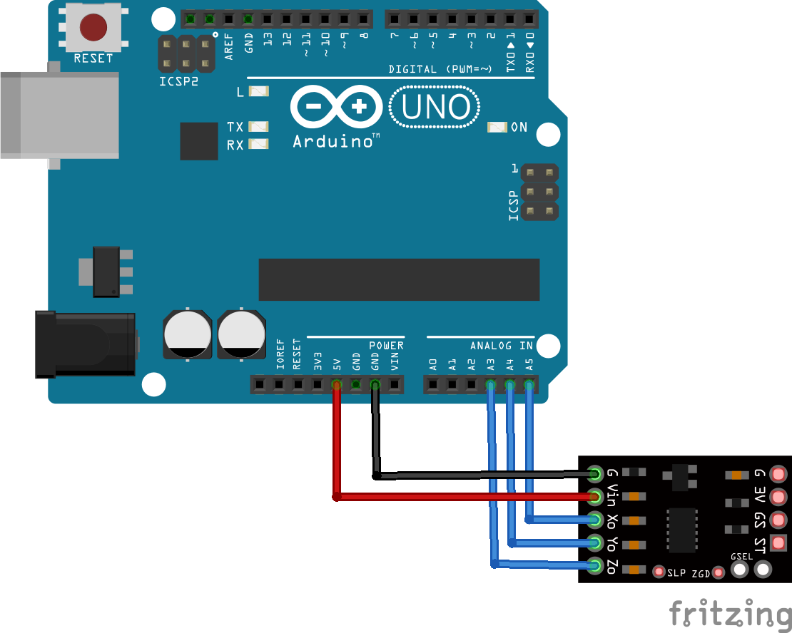 arduino and mma7361